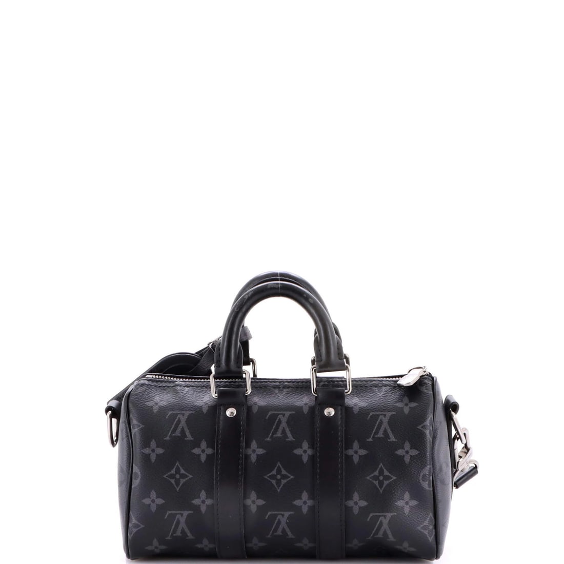 Canvas Louis Vuitton City Keepall Bag Reverse Monogram Eclipse - 3