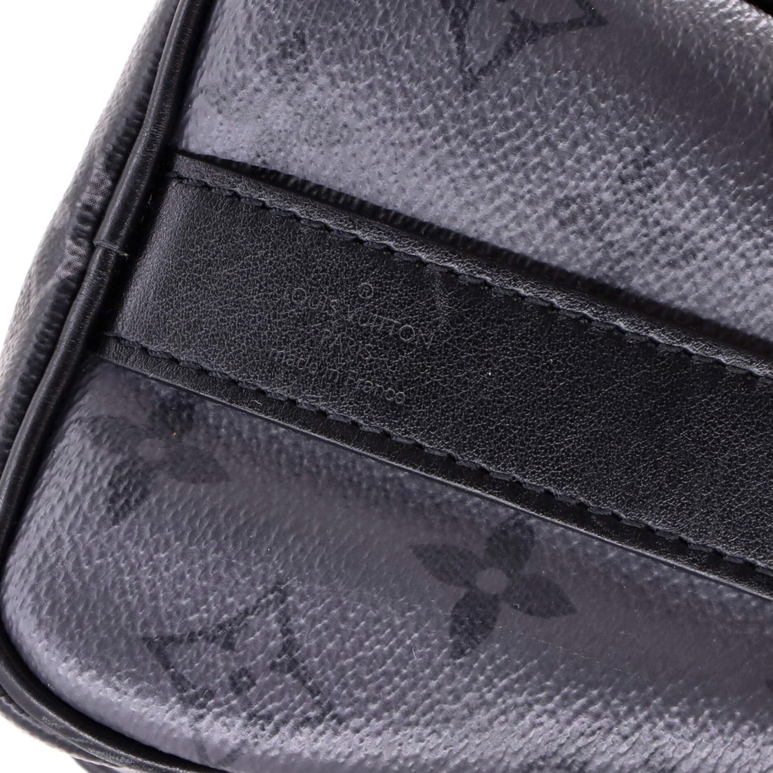 Canvas Louis Vuitton City Keepall Bag Reverse Monogram Eclipse - 8