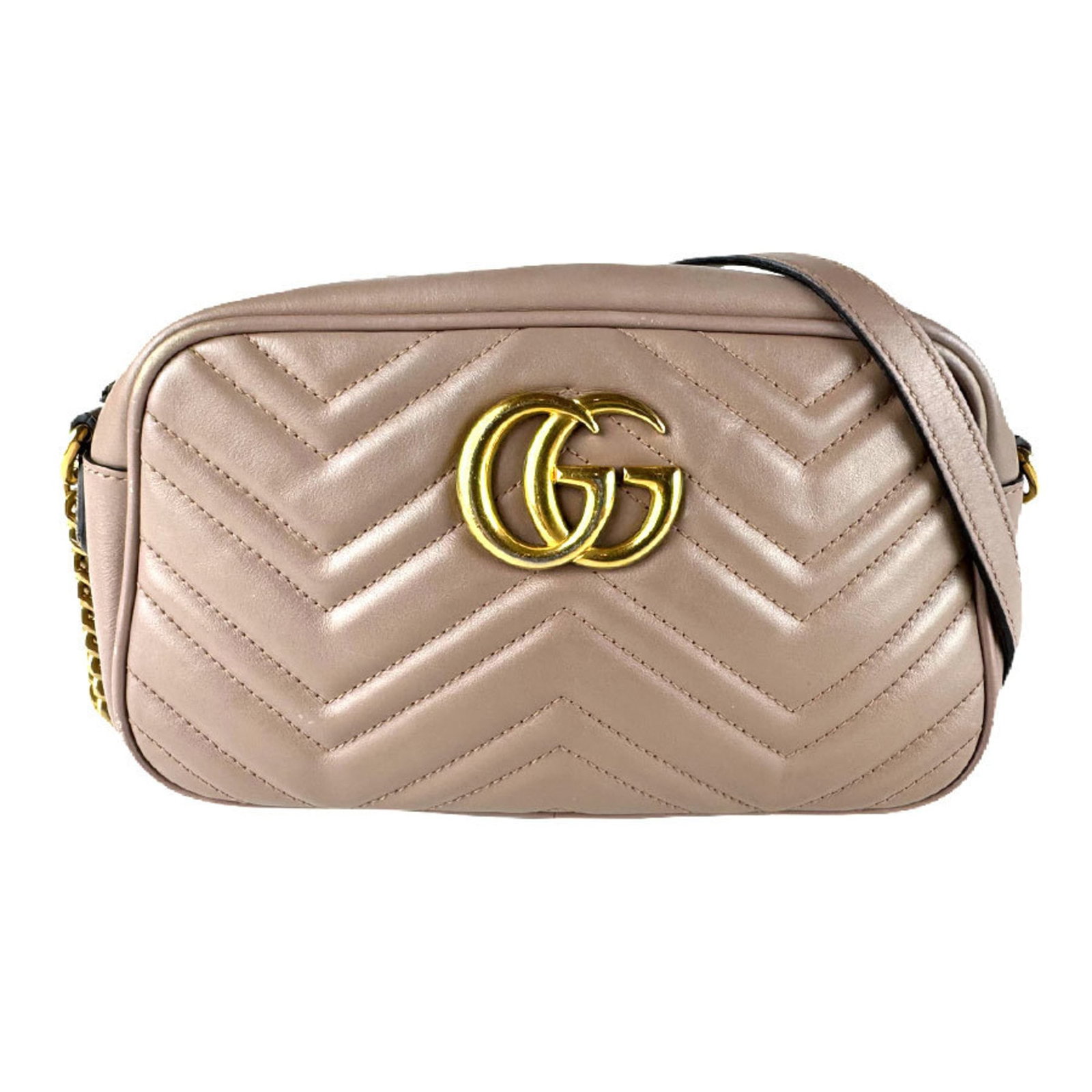 Leather Gucci Shoulder Bag: Leather Gucci Shoulder Bag This listing features Leather Gucci Shoulder Bag. Item specifics are provided below. Item Specifics: Brand: Gucci Type: Shoulder Bag Material: Leather Color: Pink Beige Gend