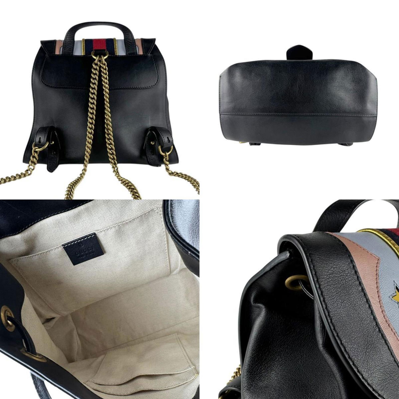 Leather Gucci Backpack - 3