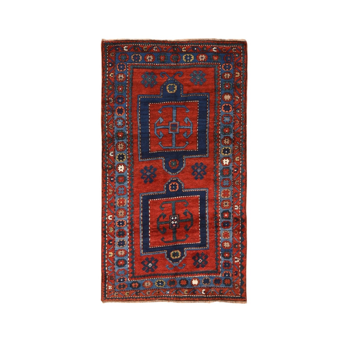 Knotted 4'4"x8'2" Red Antique Caucasian Rug Armenian Kazak Pure Wool Hand: Knotted 4'4"x8'2" Red Antique Caucasian Rug Armenian Kazak Pure Wool Hand This listing features Knotted 4'4"x8'2" Red Antique Caucasian Rug Armenian Kazak Pure Wool Hand. Item specifics are provided b