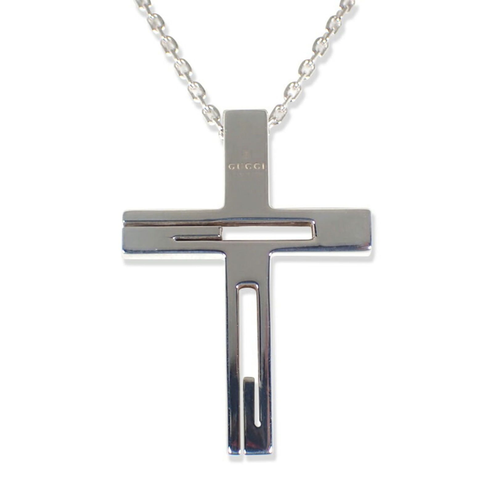 Pendant GUCCI 925 Branded G Cross Necklace (1 of 9)