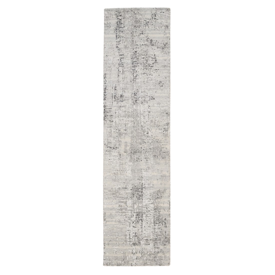 Rug 2'5"x10' Undyed Natural Wool Modern Hand Knotted Light Gray Runner: Rug 2'5"x10' Undyed Natural Wool Modern Hand Knotted Light Gray Runner This listing features Rug 2'5"x10' Undyed Natural Wool Modern Hand Knotted Light Gray Runner. Item specifics are provided below.