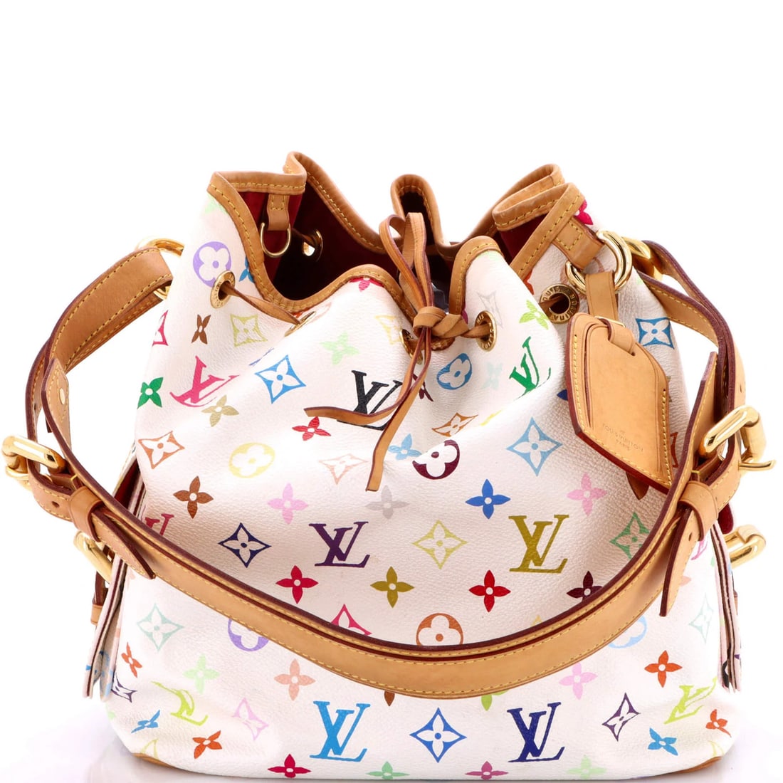 Multicolor Louis Vuitton Petit Noe Handbag Monogram: Multicolor Louis Vuitton Petit Noe Handbag Monogram This listing features Multicolor Louis Vuitton Petit Noe Handbag Monogram. Item specifics are provided below. Item Specifics: Brand: Louis Vuitton