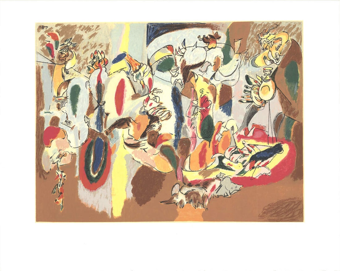 M ARSHILE GORKY The Liver is the Cock's Comb 16" x 20" Serigraph 1991 Surrealism: M ARSHILE GORKY The Liver is the Cock's Comb 16" x 20" Serigraph 1991 Surrealism This listing features M ARSHILE GORKY The Liver is the Cock's Comb 16" x 20" Serigraph 1991 Surrealism. Item specifics