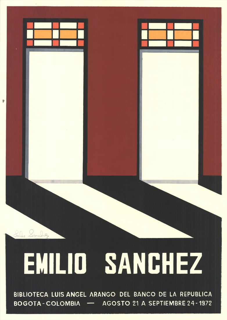 Black EMILIO SANCHEZ Doorways SIGNED 27.5" x 19.75" Serigraph 1972 Contemporary: Black EMILIO SANCHEZ Doorways SIGNED 27.5" x 19.75" Serigraph 1972 Contemporary This listing features Black EMILIO SANCHEZ Doorways SIGNED 27.5" x 19.75" Serigraph 1972 Contemporary. Item specifics