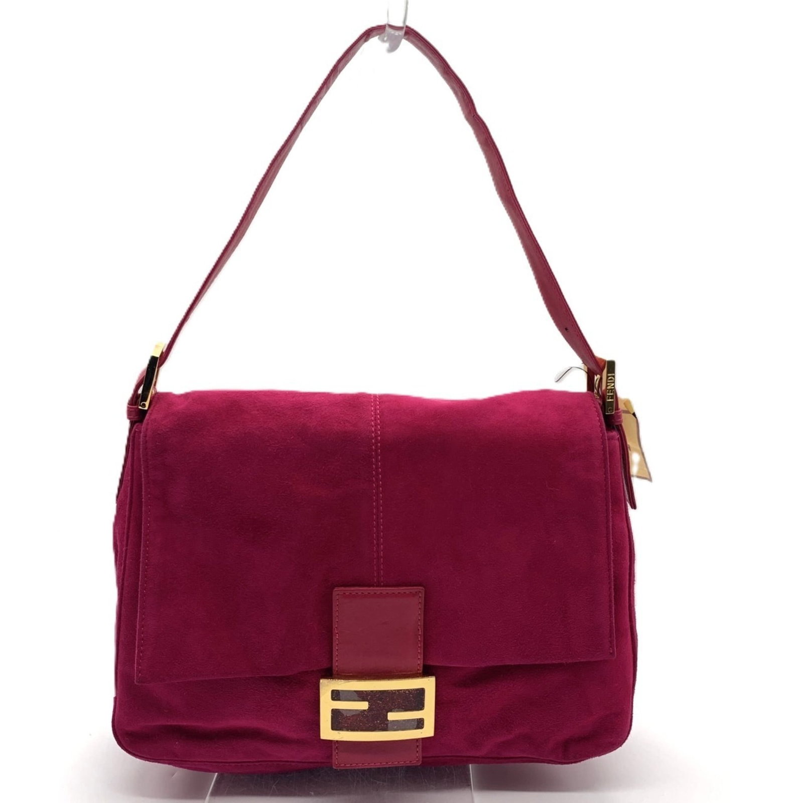 Leather - Fendi Handbag Suede (1 of 6)
