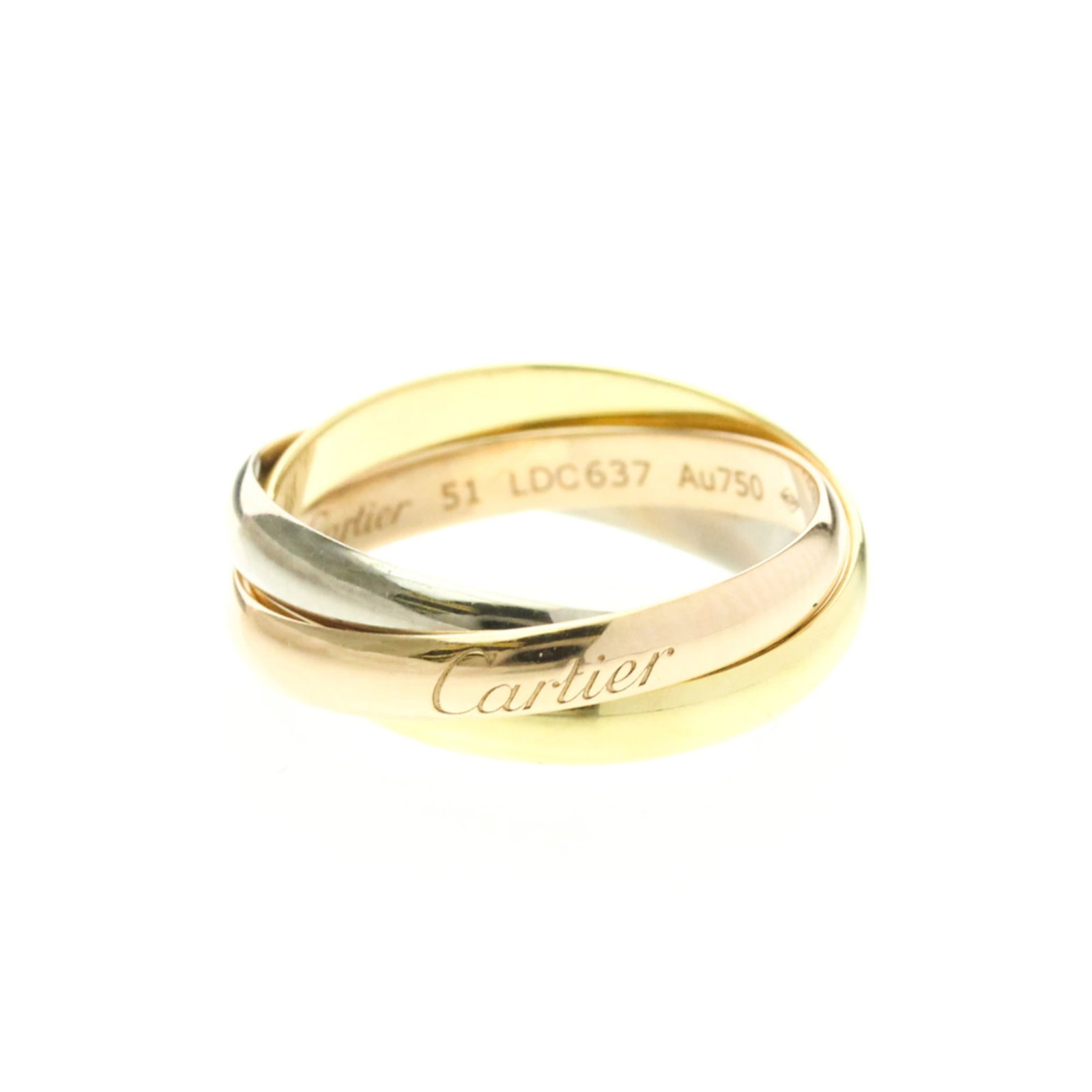 Yellow Gold (18K) - Cartier Band Ring Pink Gold (18K) - White Gold (18K): Yellow Gold (18K) - Cartier Band Ring Pink Gold (18K) - White Gold (18K) This listing features Yellow Gold (18K) - Cartier Band Ring Pink Gold (18K) - White Gold (18K). Item specifics are provided
