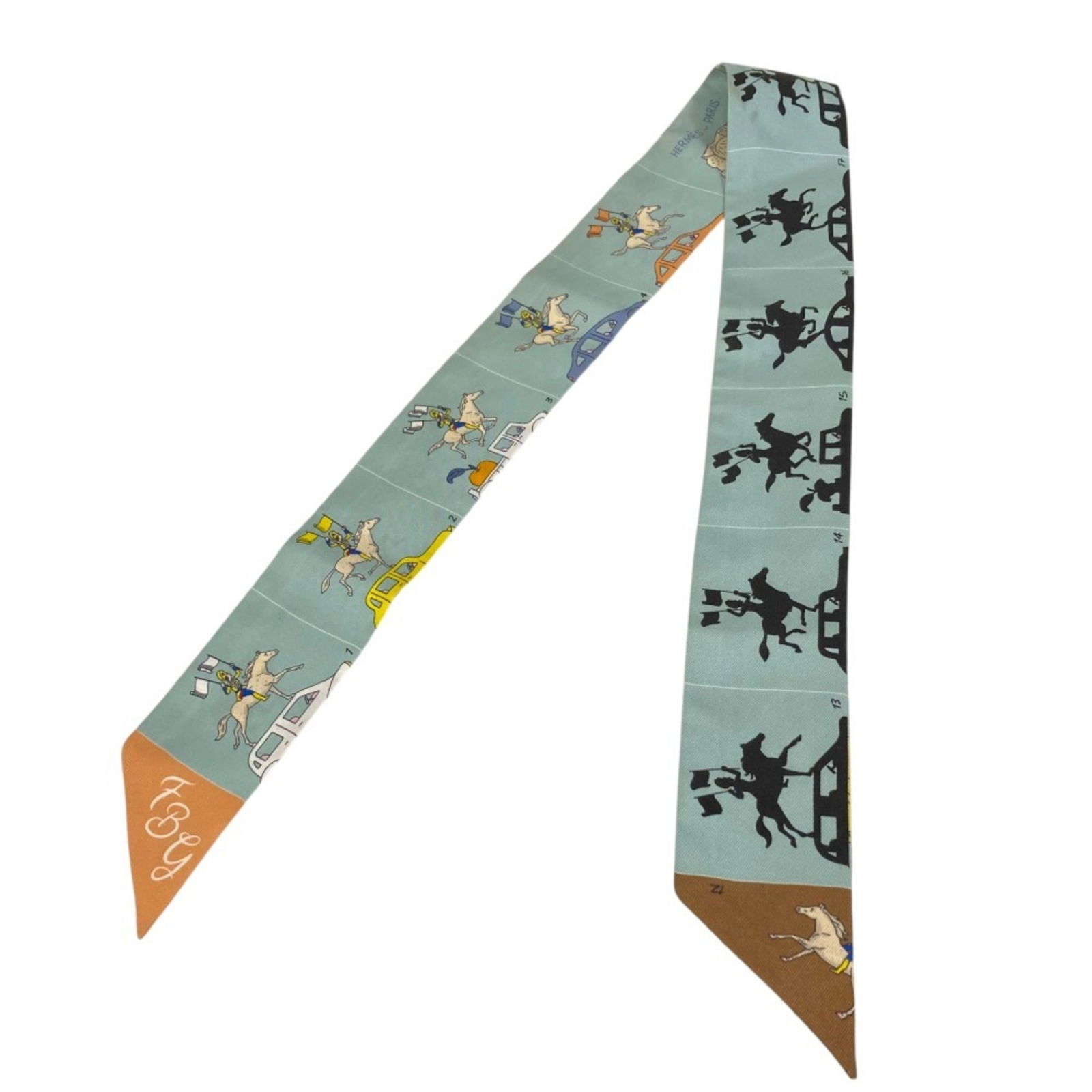 Silk Hermes Scarf - 2