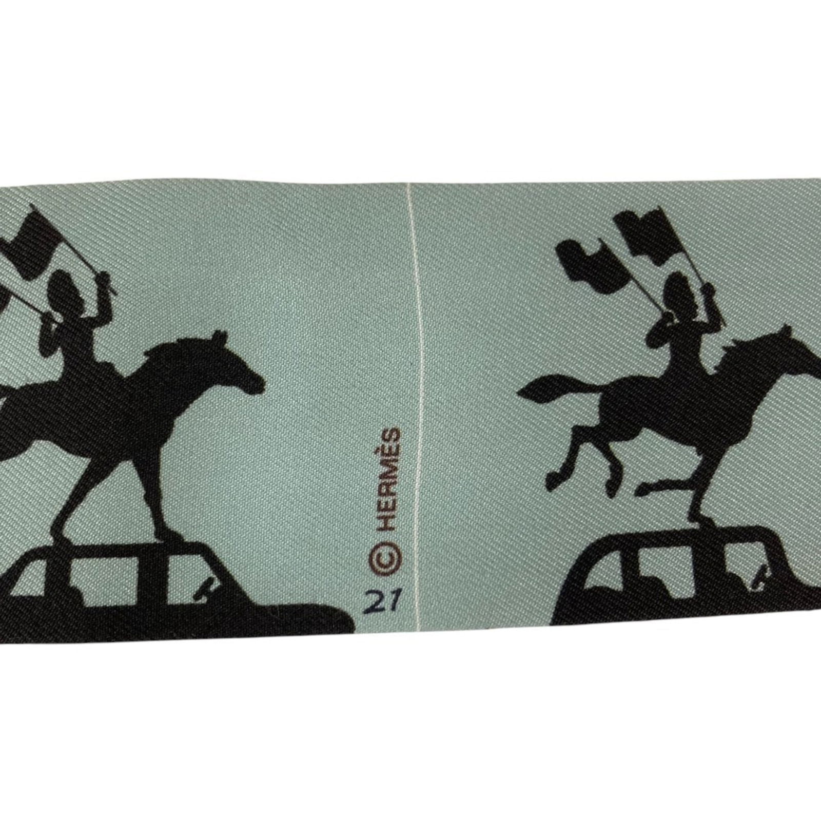 Silk Hermes Scarf - 5