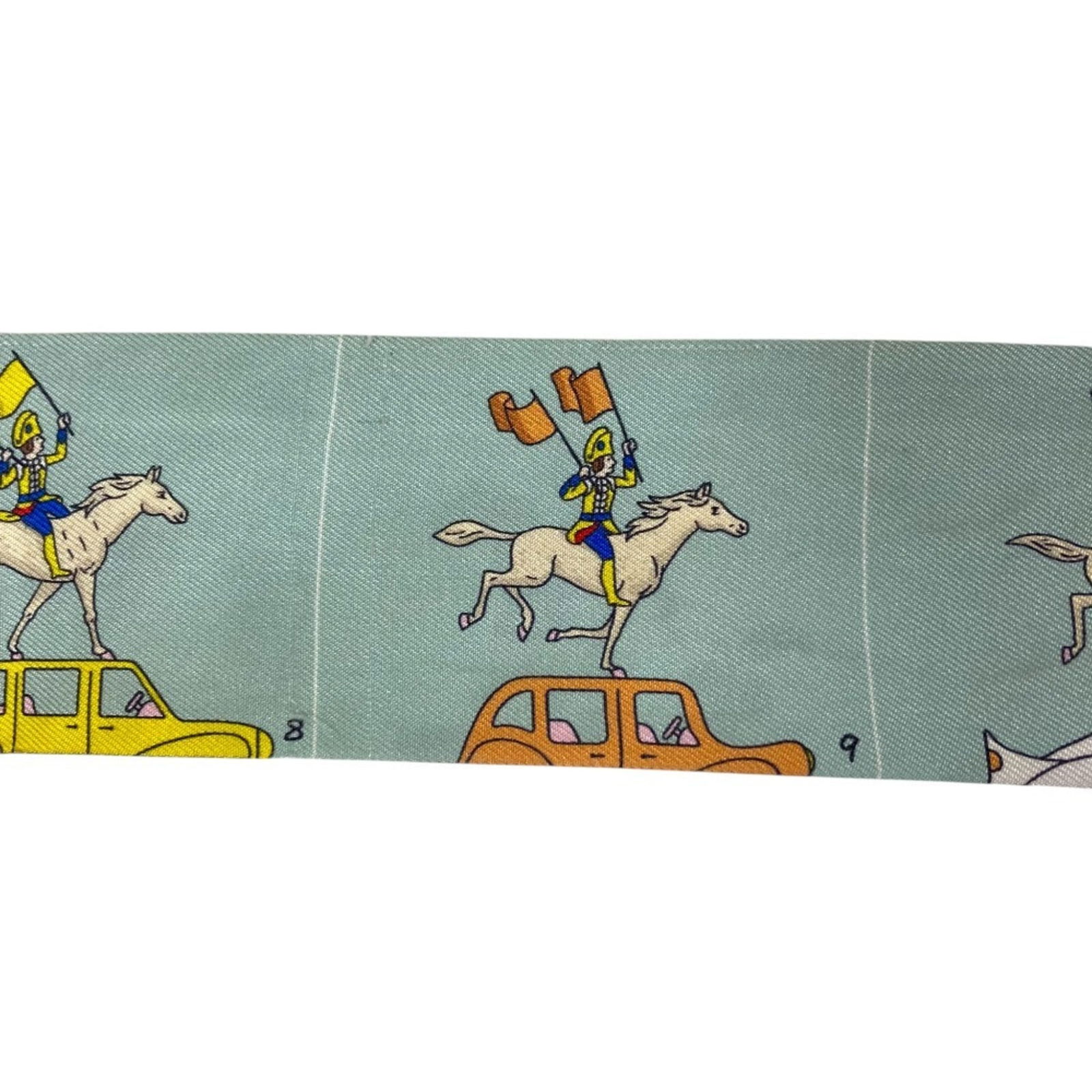 Silk Hermes Scarf - 7