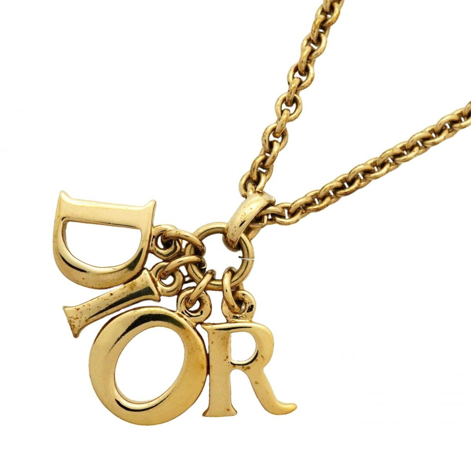 women Christian Dior necklace GP plated gold for (1 of 7)