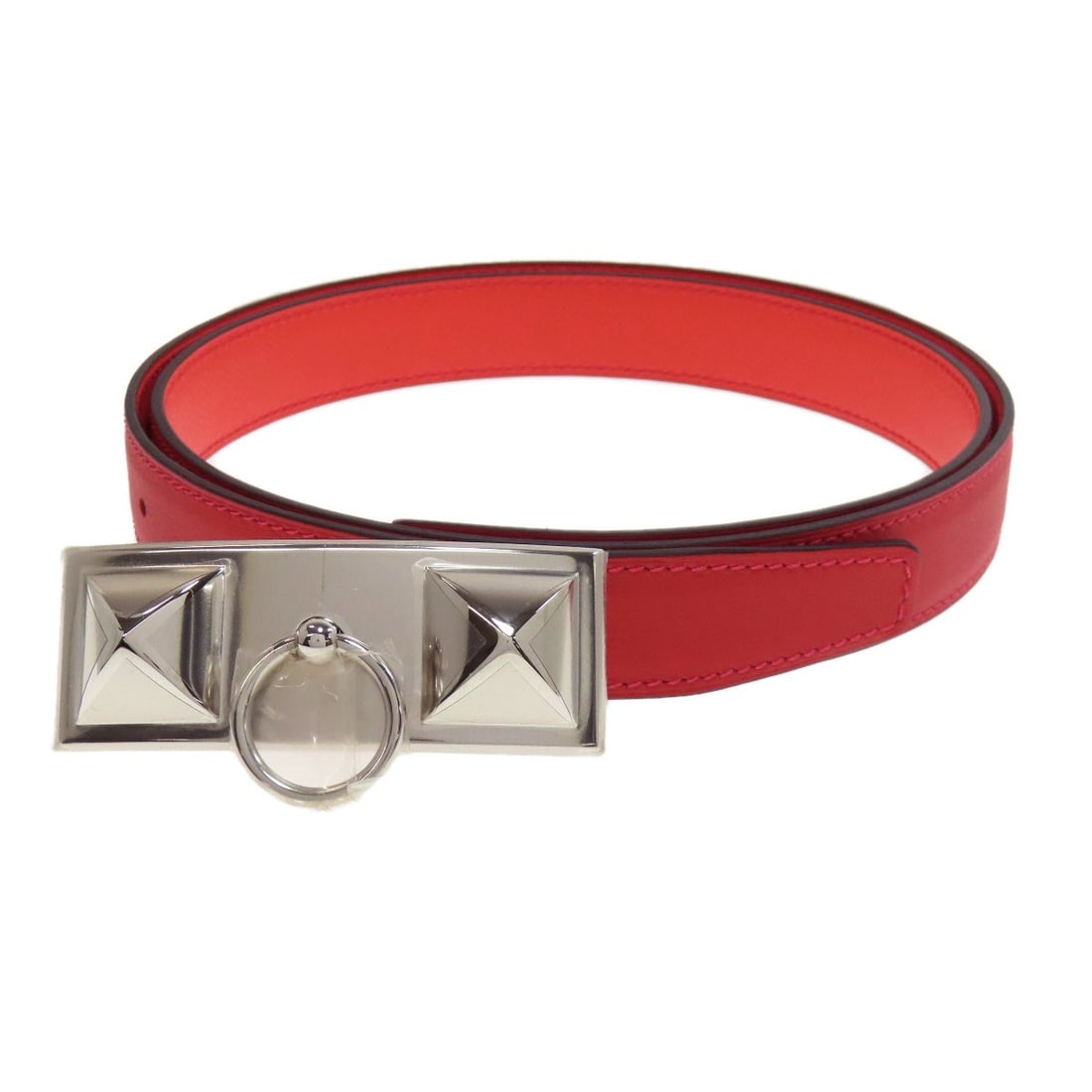 Epsom HERMES Rival Vermilion Rose SVHardware belt Swift: Epsom HERMES Rival Vermilion Rose SVHardware belt Swift This listing features Epsom HERMES Rival Vermilion Rose SVHardware belt Swift. Item specifics are provided below. Item Specifics: Brand: