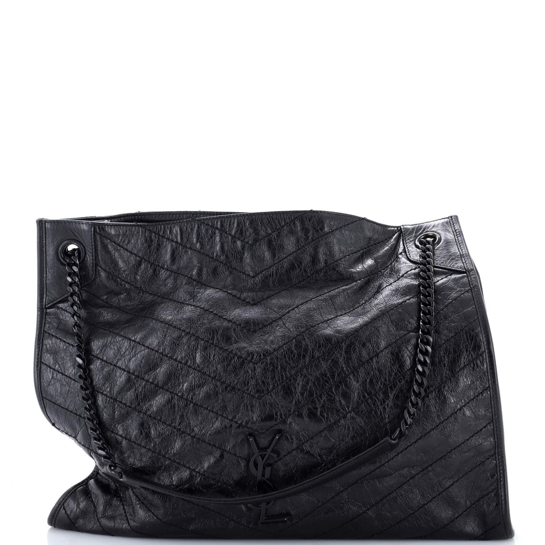 Large Saint Laurent Niki Shopping Tote Matelasse Chevron Leather: Large Saint Laurent Niki Shopping Tote Matelasse Chevron Leather This listing features Large Saint Laurent Niki Shopping Tote Matelasse Chevron Leather. Item specifics are provided below. Item