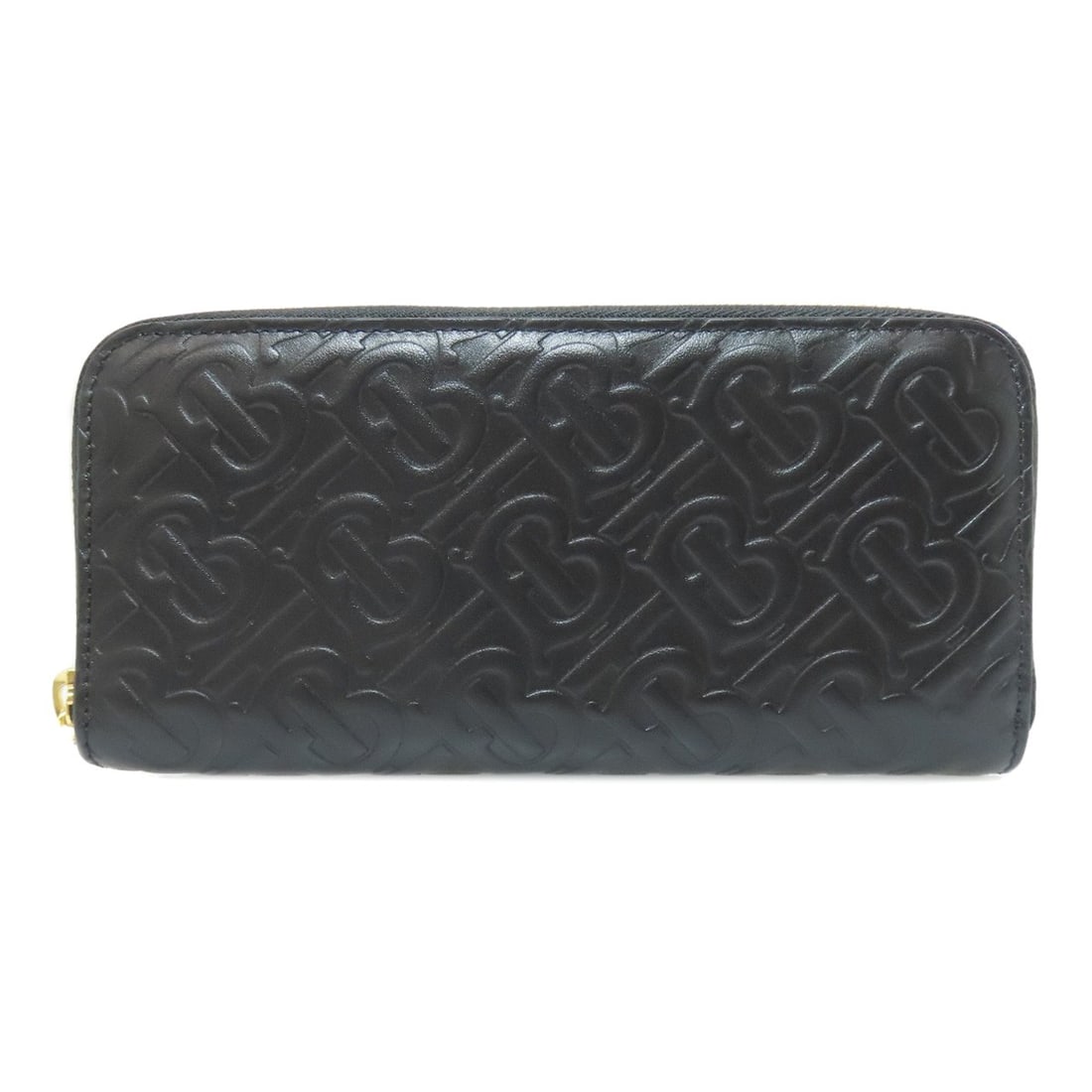 Leather BURBERRY logo Long wallet (with coin pocket) (1 of 17)