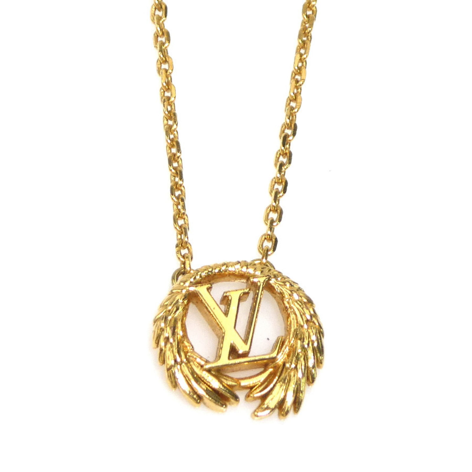 M64291 e61436i - Louis Vuitton Collier Necklace - LV Angel Metal Gold - Women's: M64291 e61436i - Louis Vuitton Collier Necklace - LV Angel Metal Gold - Women's This listing features M64291 e61436i - Louis Vuitton Collier Necklace - LV Angel Metal Gold - Women's. Item specifics ar
