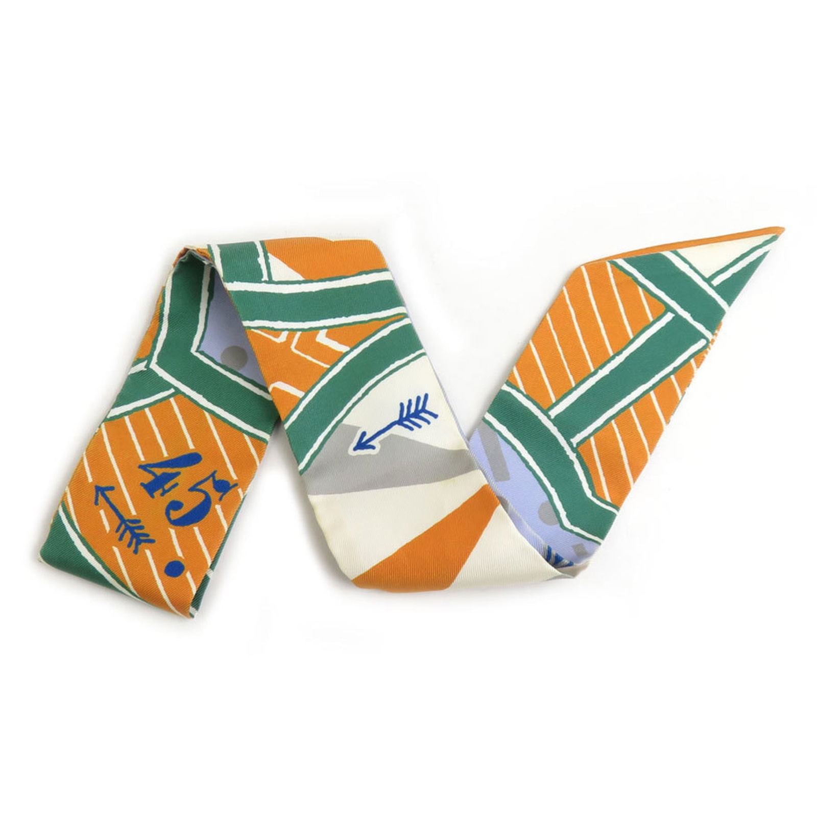 Silk Hermes Scarf - 3