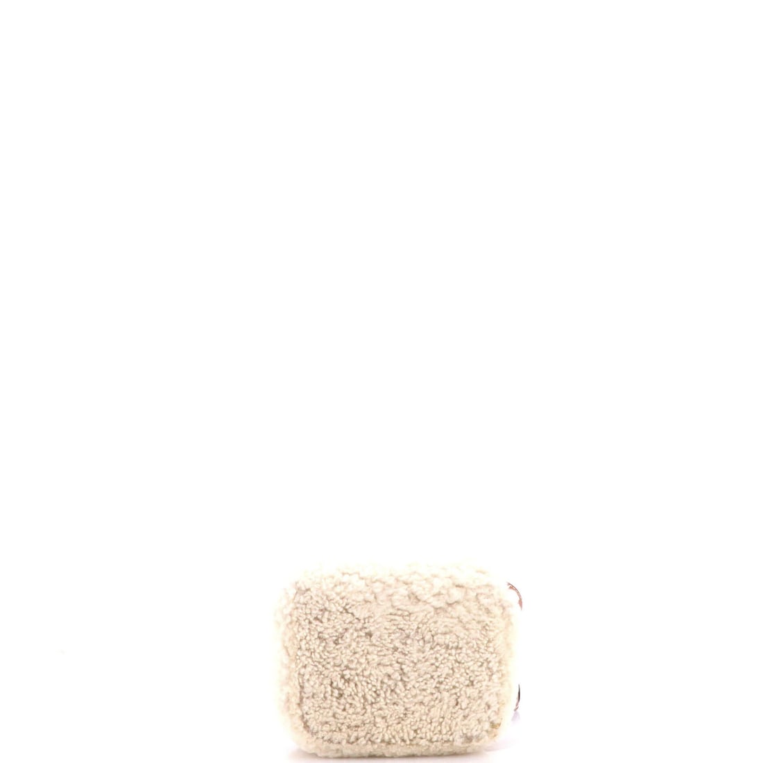 Mini Celine Triomphe Shoulder Bag Shearling - 3