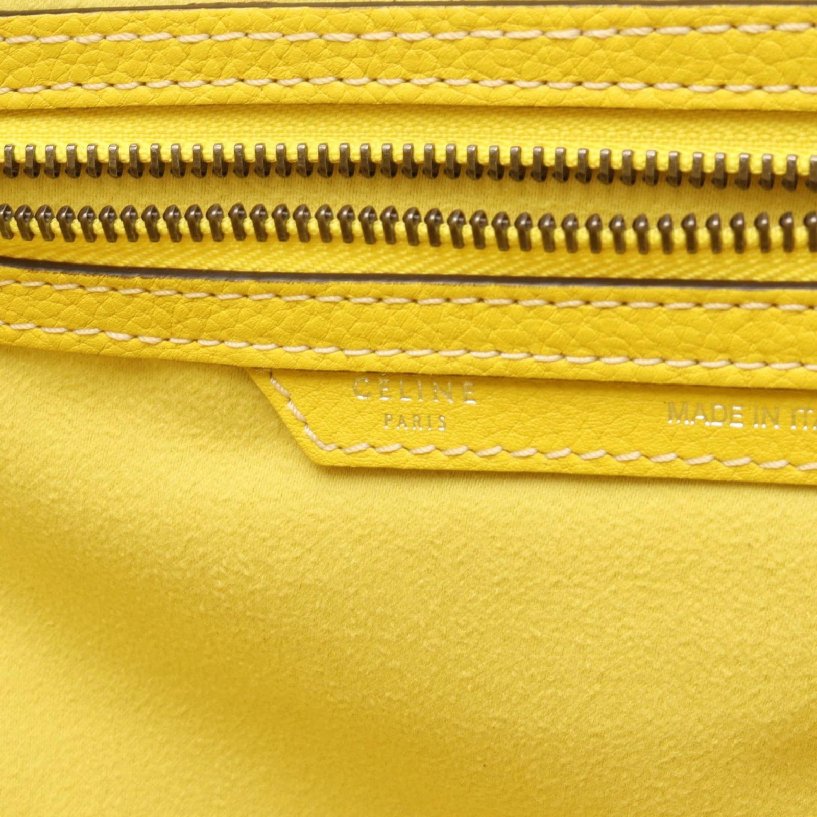 Leather Celine Handbag - 4