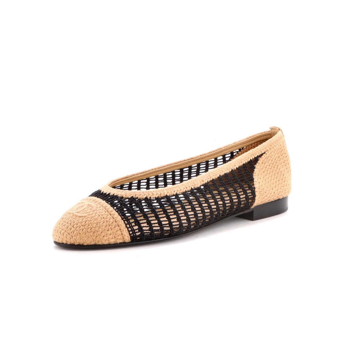 Raffia Chanel Women's CC Cap Toe Ballerina Flats Crochet: Raffia Chanel Women's CC Cap Toe Ballerina Flats Crochet This listing features Raffia Chanel Women's CC Cap Toe Ballerina Flats Crochet. Item specifics are provided below. Item Specifics: Brand: Chane