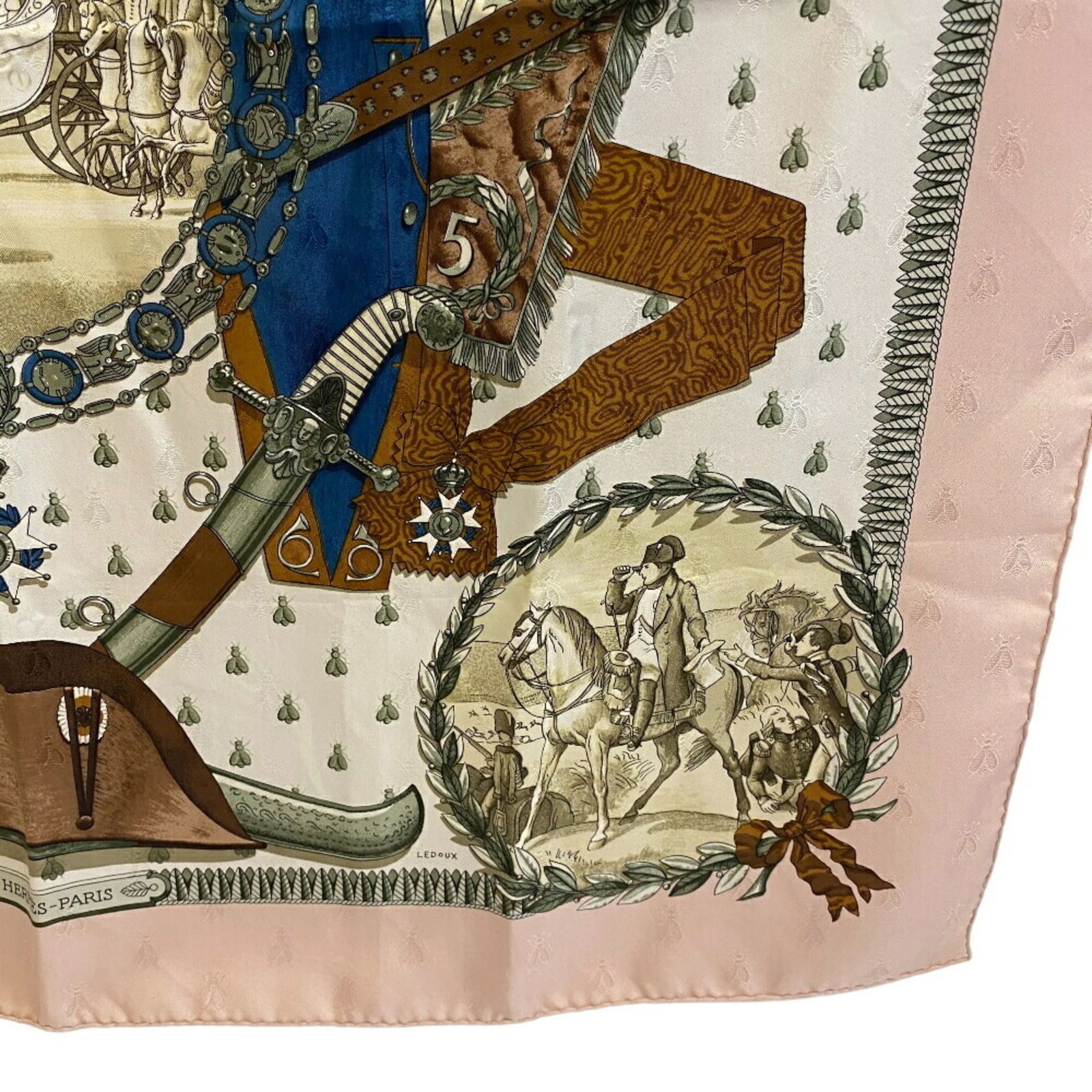 Silk Hermes Scarf - 5