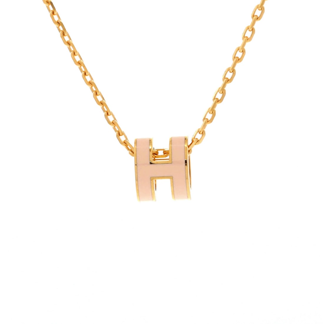 Mini Hermes Pop H Pendant Chain Necklace Metal and Enamel: Mini Hermes Pop H Pendant Chain Necklace Metal and Enamel This listing features Mini Hermes Pop H Pendant Chain Necklace Metal and Enamel. Item specifics are provided below. Item Specifics: Style: