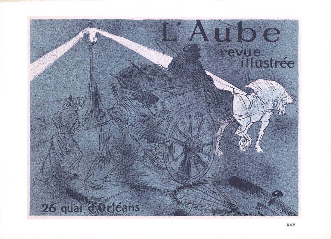 1966 HENRI DE TOULOUSE-LAUTREC L' Aube revue illustree 10.5" x 14.5" Lithograph: 1966 HENRI DE TOULOUSE-LAUTREC L' Aube revue illustree 10.5" x 14.5" Lithograph This listing features 1966 HENRI DE TOULOUSE-LAUTREC L' Aube revue illustree 10.5" x 14.5" Lithograph. Item specifics ar