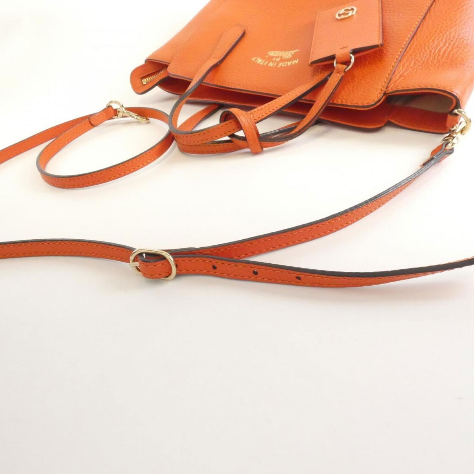 Leather Gucci Handbag - 5