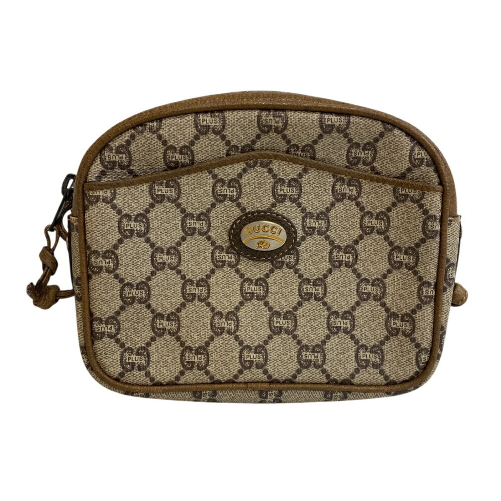 Pvc Gucci Shoulder Bag: Pvc Gucci Shoulder Bag This listing features Pvc Gucci Shoulder Bag. Item specifics are provided below. Item Specifics: Brand: Gucci Type: Shoulder Bag Material: Pvc Color: Brown Gender: Women Size