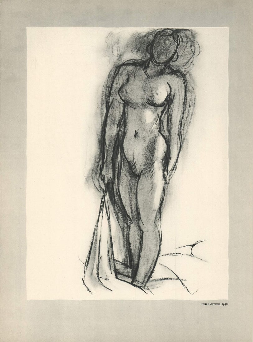 Modernism HENRI MATISSE Nude 14" x 10.5" Lithograph 1952: Modernism HENRI MATISSE Nude 14" x 10.5" Lithograph 1952 This listing features Modernism HENRI MATISSE Nude 14" x 10.5" Lithograph 1952. Item specifics are provided below. Item Specifics: Artist: