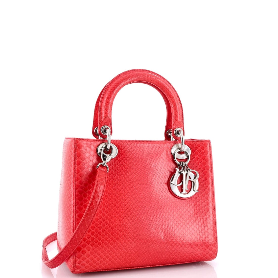 Medium Christian Dior Lady Dior Bag Python - 2
