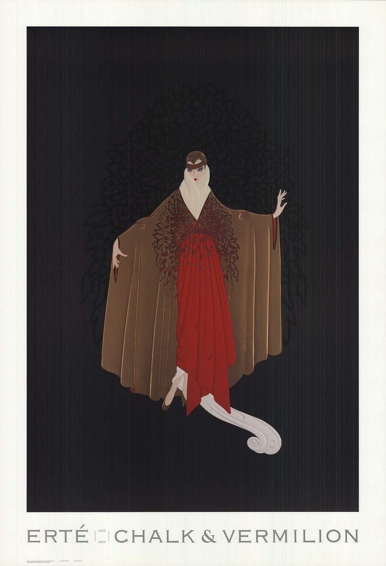 Red ERTE Place De L'Opera 38" x 26" Poster 1993 Art Deco Black Brown: Red ERTE Place De L'Opera 38" x 26" Poster 1993 Art Deco Black Brown This listing features Red ERTE Place De L'Opera 38" x 26" Poster 1993 Art Deco Black Brown. Item specifics are provided below. Item
