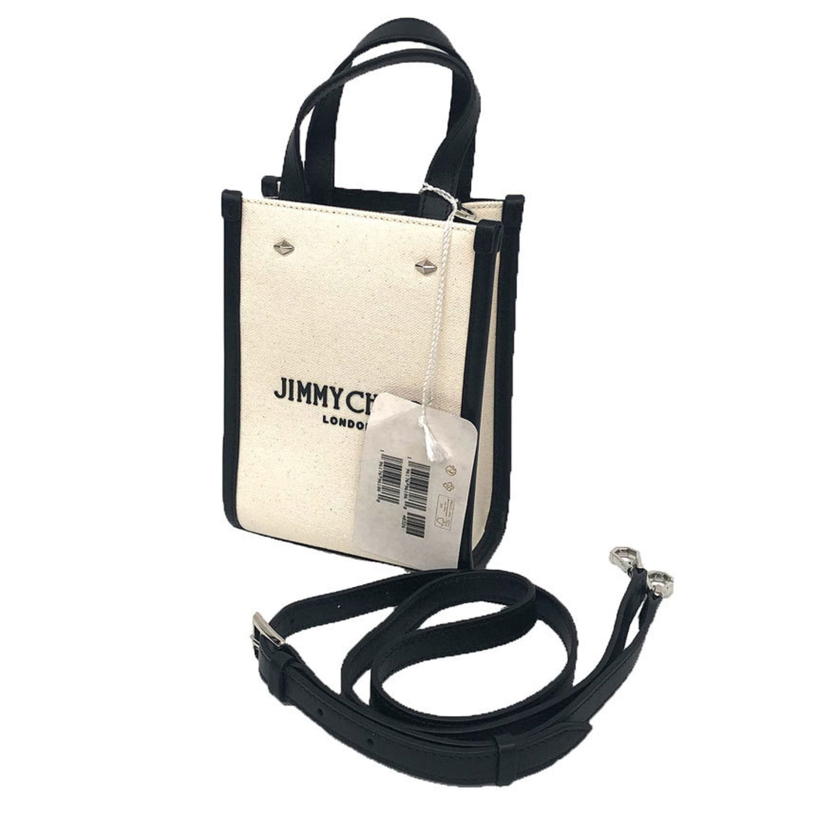 Leather - Jimmy Choo Shoulder Bag - Tote Bag Canvas: Leather - Jimmy Choo Shoulder Bag - Tote Bag Canvas This listing features Leather - Jimmy Choo Shoulder Bag - Tote Bag Canvas. Item specifics are provided below. Item Specifics: Brand: Jimmy Choo