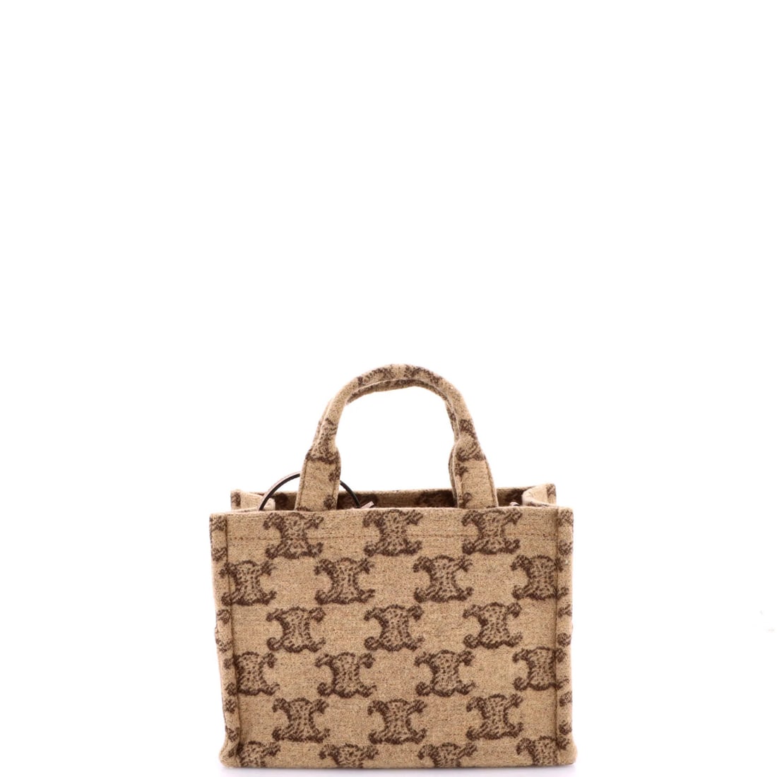 Small Celine Cabas Thais Tote Triomphe Wool - 3