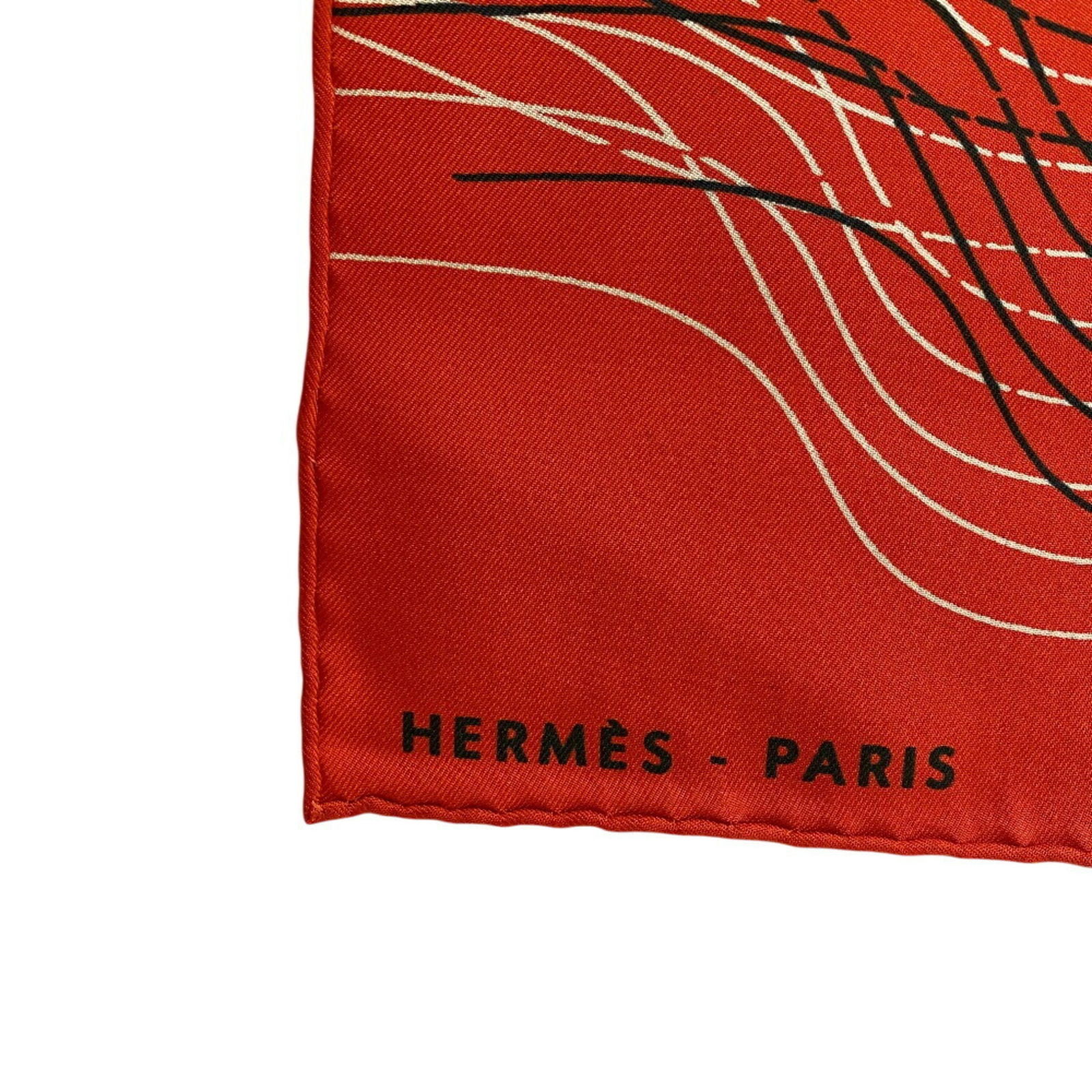 Silk Hermes Scarf - 5