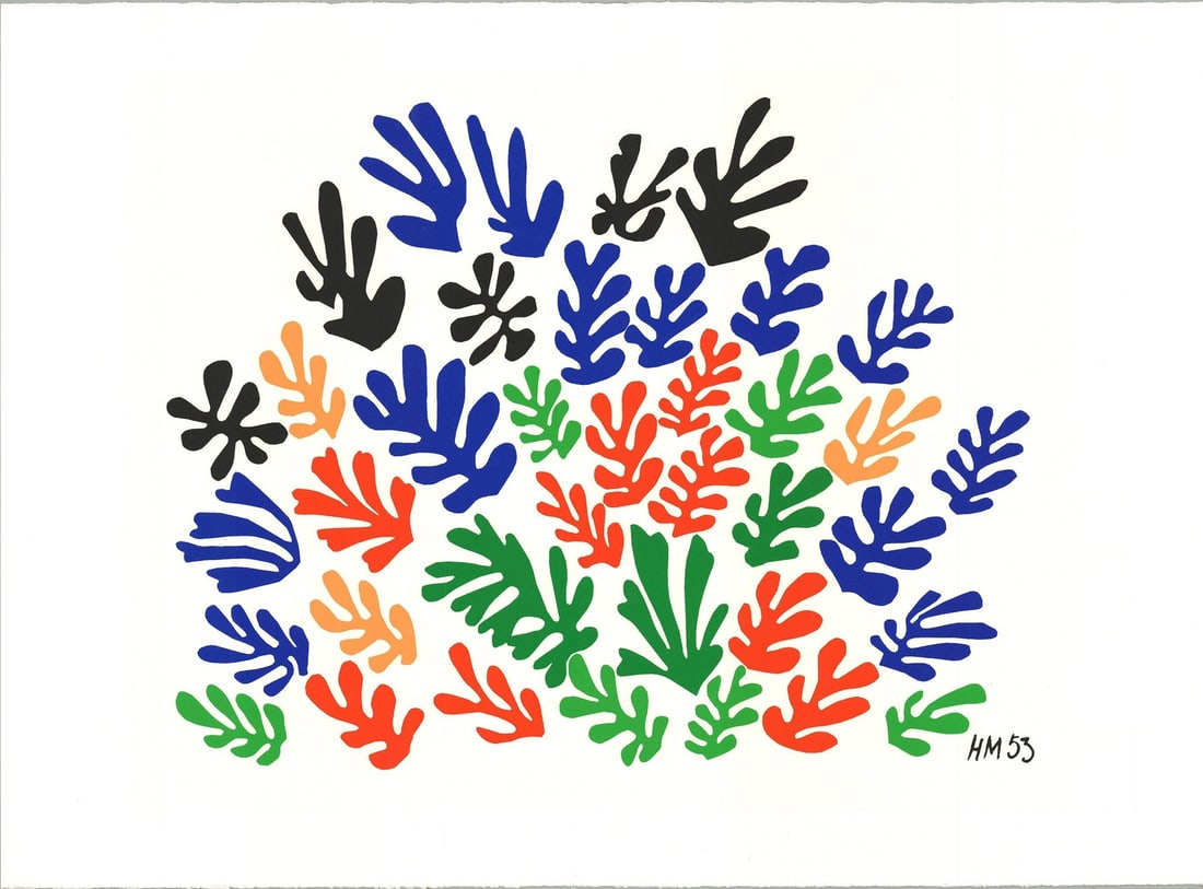 Multicolor HENRI MATISSE Spray of Leaves 22" x 30" Serigraph 2010 Modernism: Multicolor HENRI MATISSE Spray of Leaves 22" x 30" Serigraph 2010 Modernism This listing features Multicolor HENRI MATISSE Spray of Leaves 22" x 30" Serigraph 2010 Modernism. Item specifics are