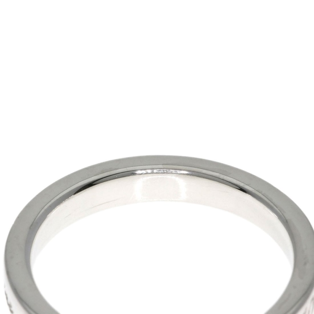 Silver TIFFANY&Co. Notes narrow Ring - 7