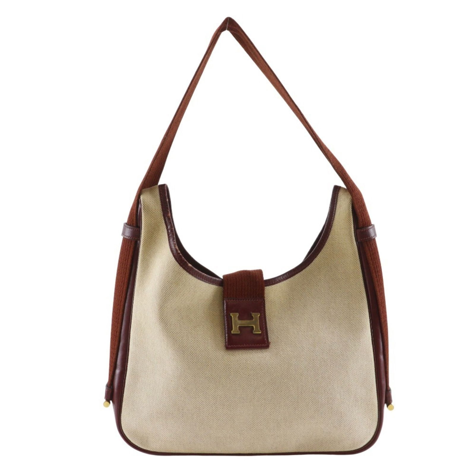 Leather - Hermes Shoulder Bag Toile H: Leather - Hermes Shoulder Bag Toile H This listing features Leather - Hermes Shoulder Bag Toile H. Item specifics are provided below. Item Specifics: Brand: Hermes Type: Shoulder Bag Material: Toile H