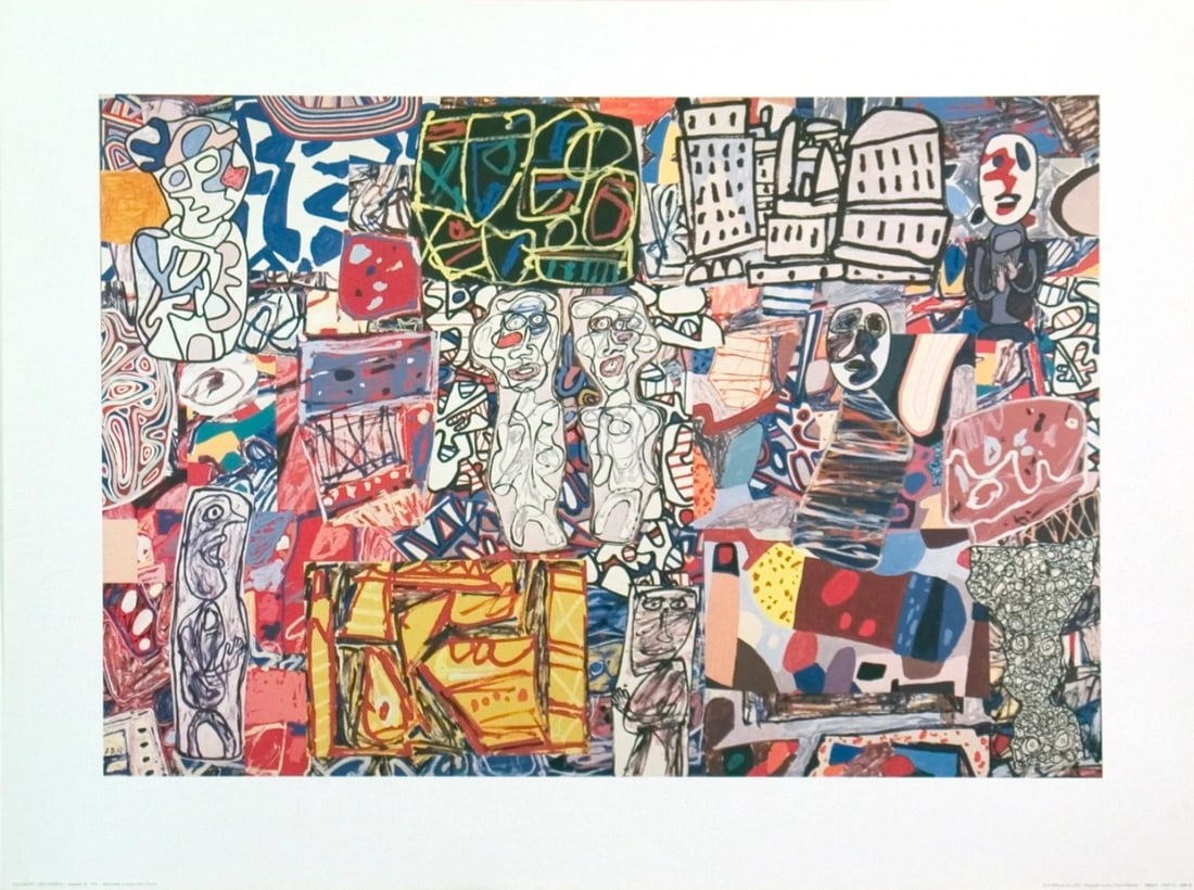 Art JEAN DUBUFFET Mele Moments 1976 23.5" x 31.5" Poster 2001 Outsider (1 of 1)