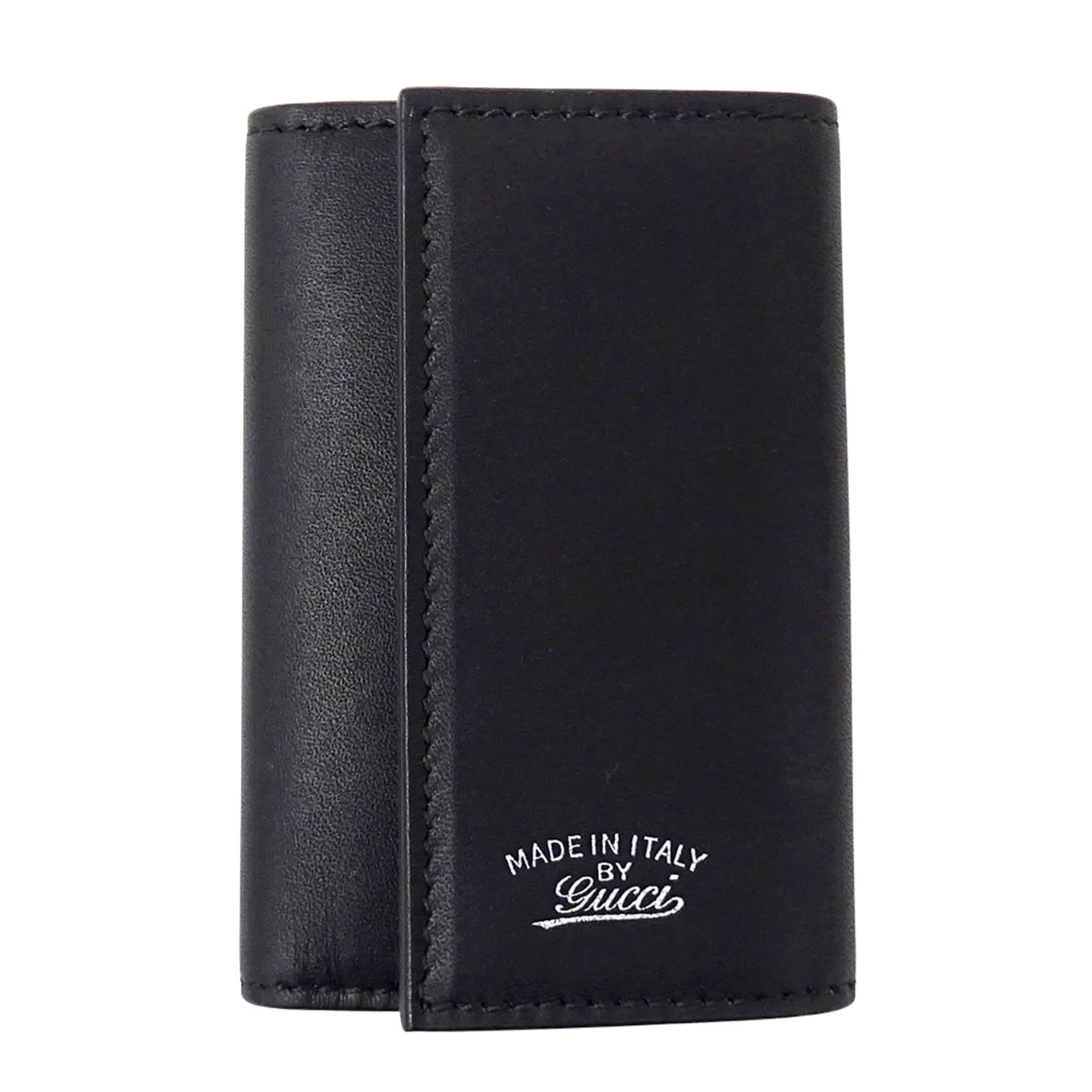 Leather Gucci Keycase: Leather Gucci Keycase This listing features Leather Gucci Keycase. Item specifics are provided below. Item Specifics: Brand: Gucci Type: Keycase Color: Black Gender: Men Material: Leather Condition: U
