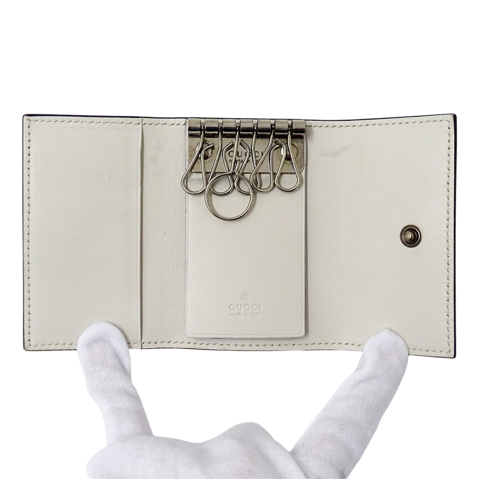 Leather Gucci Keycase - 4