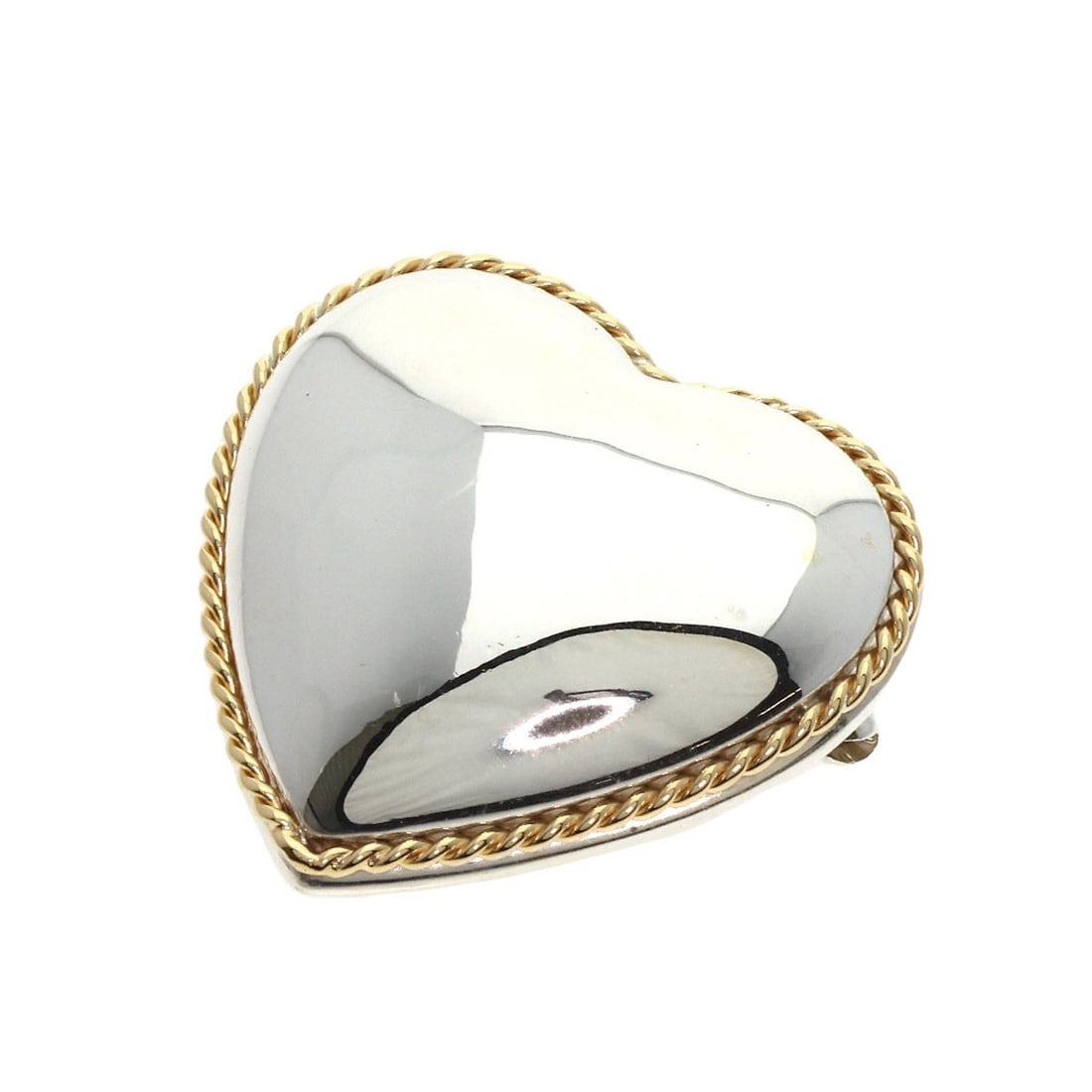 Gold TIFFANY&Co. heart Brooch Silver 18K Yellow: Gold TIFFANY&Co. heart Brooch Silver 18K Yellow This listing features Gold TIFFANY&Co. heart Brooch Silver 18K Yellow. Item specifics are provided below. Item Specifics: Brand: TIFFANY&Co. Style: Broo
