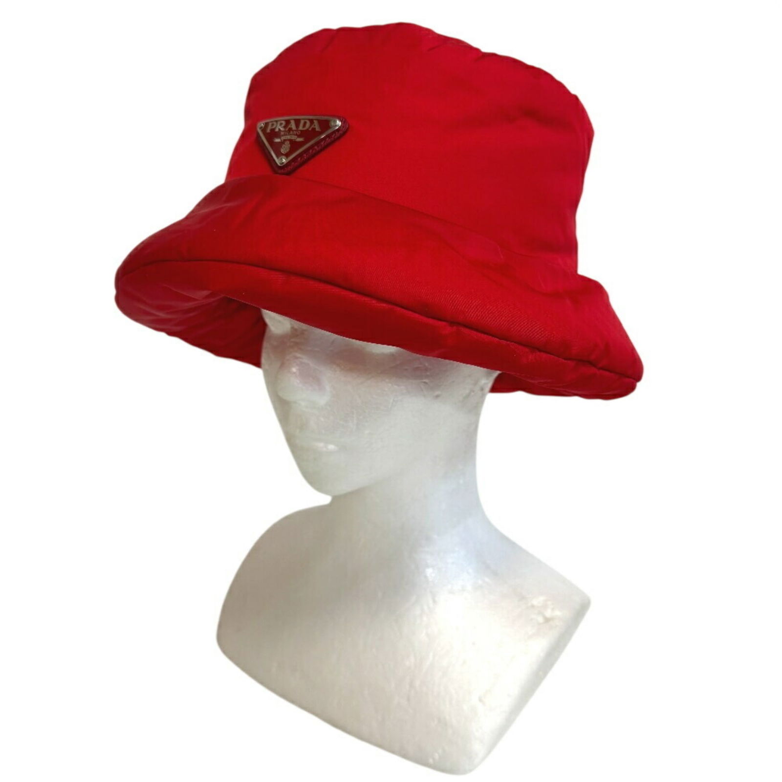 Nylon Prada Bucket Hat - 8