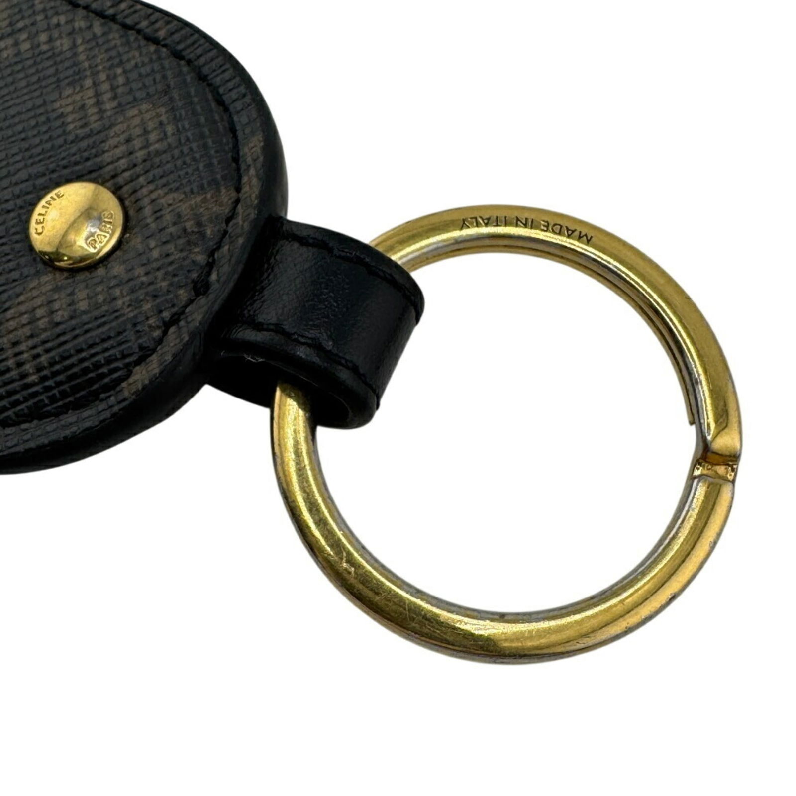 Leather Celine Keyring - 4