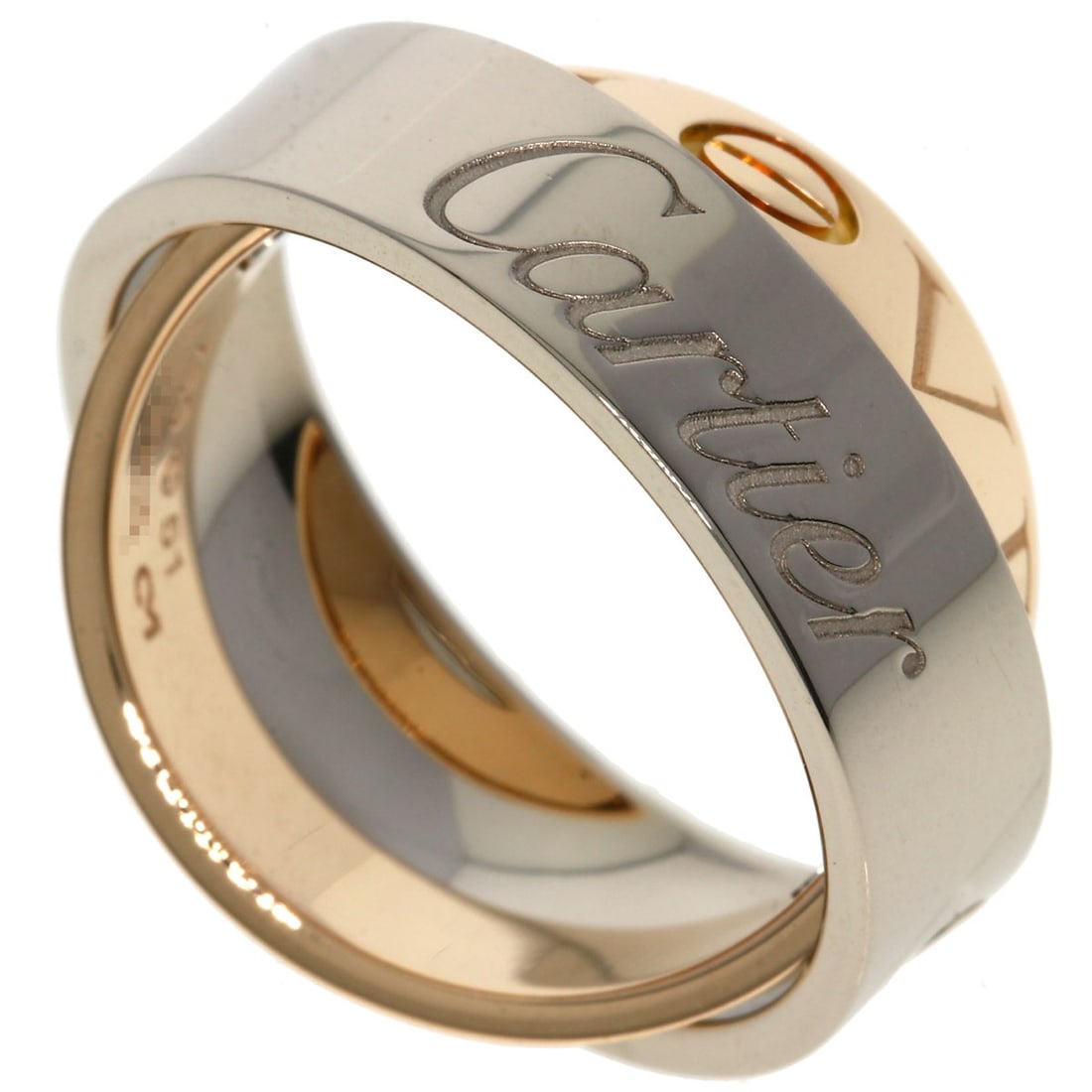 Gold CARTIER Secret love ring # 51 Ring K18 Pink Gold K18 White: Gold CARTIER Secret love ring # 51 Ring K18 Pink Gold K18 White This listing features Gold CARTIER Secret love ring # 51 Ring K18 Pink Gold K18 White. Item specifics are provided below. Item Specifics