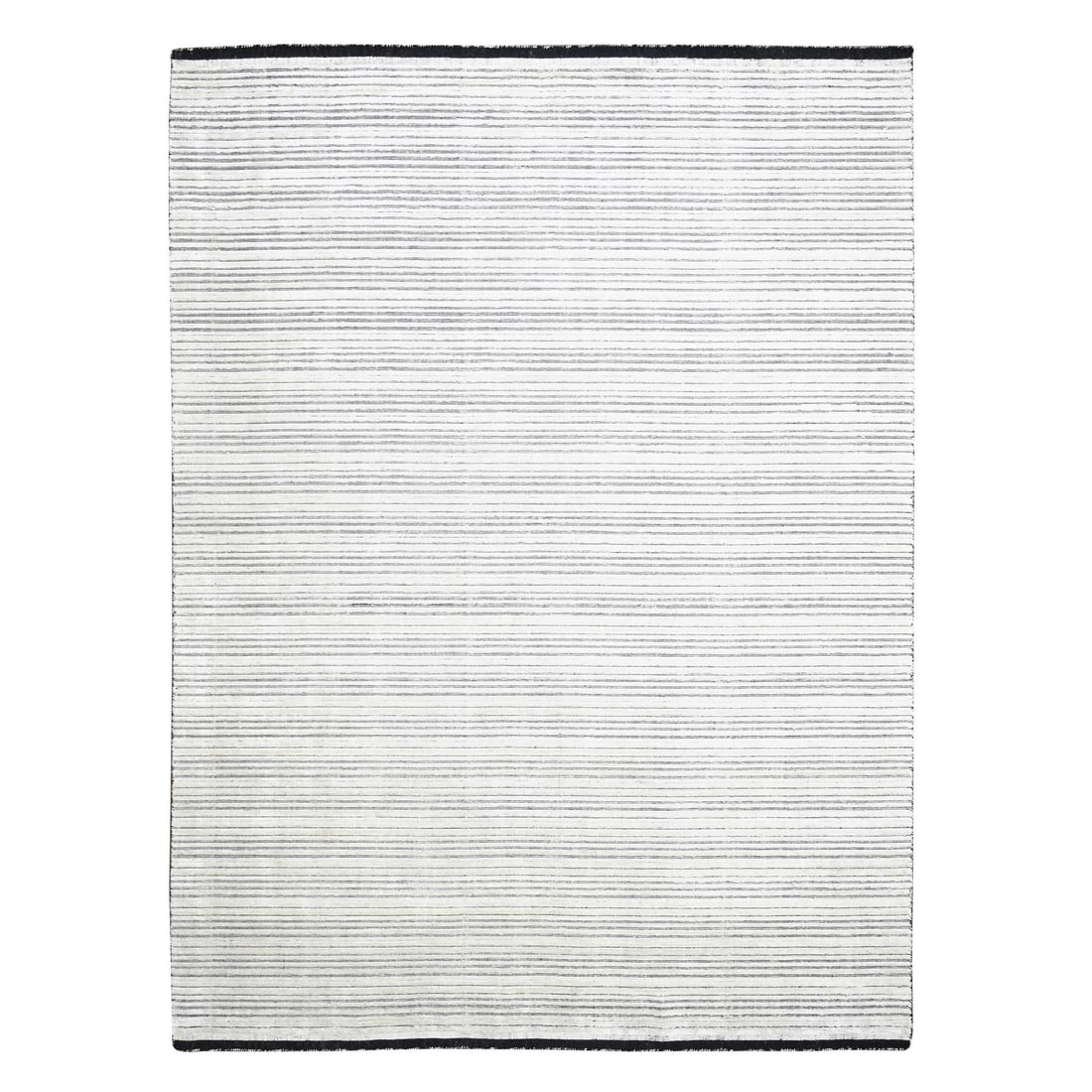 Rug 9'x12'1" Black Modern Textured Design Wool and Silk Hand Loomed: Rug 9'x12'1" Black Modern Textured Design Wool and Silk Hand Loomed This listing features Rug 9'x12'1" Black Modern Textured Design Wool and Silk Hand Loomed. Item specifics are provided below. Item S