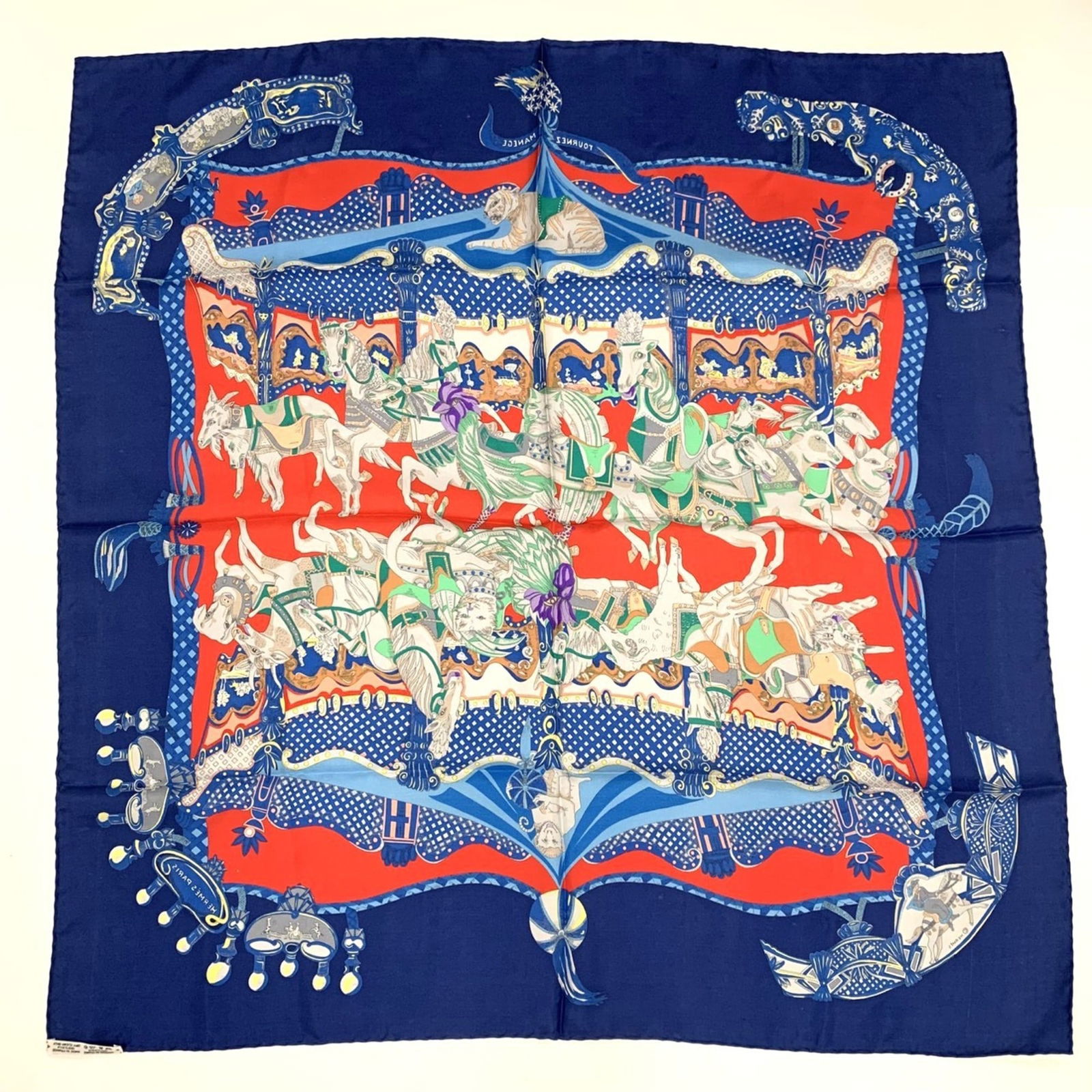 Silk Hermes Scarf - 2
