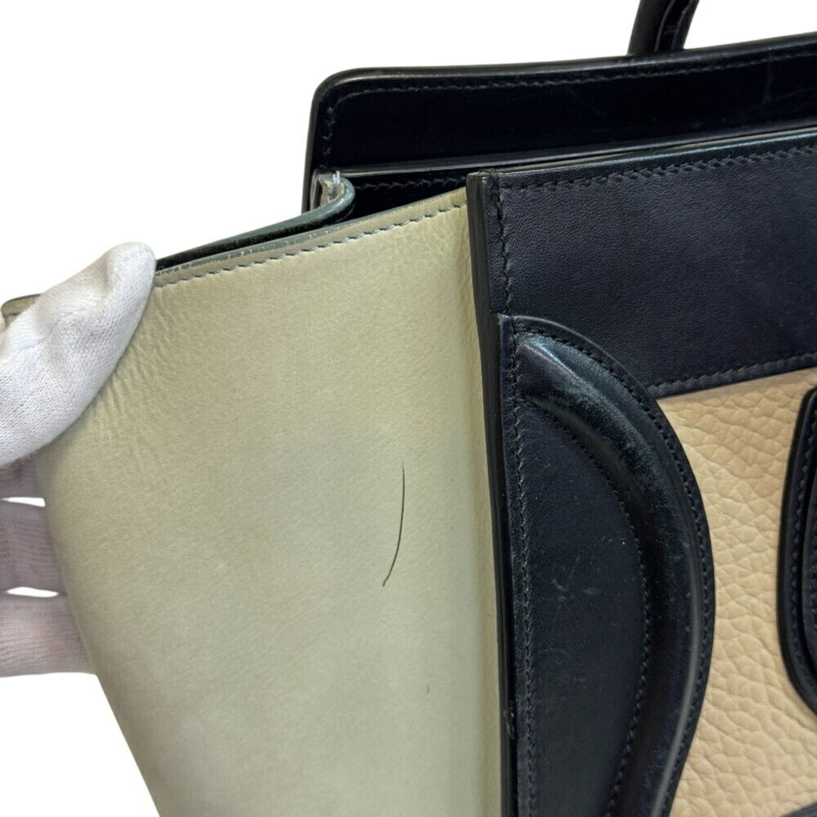 Leather Celine Handbag - 10