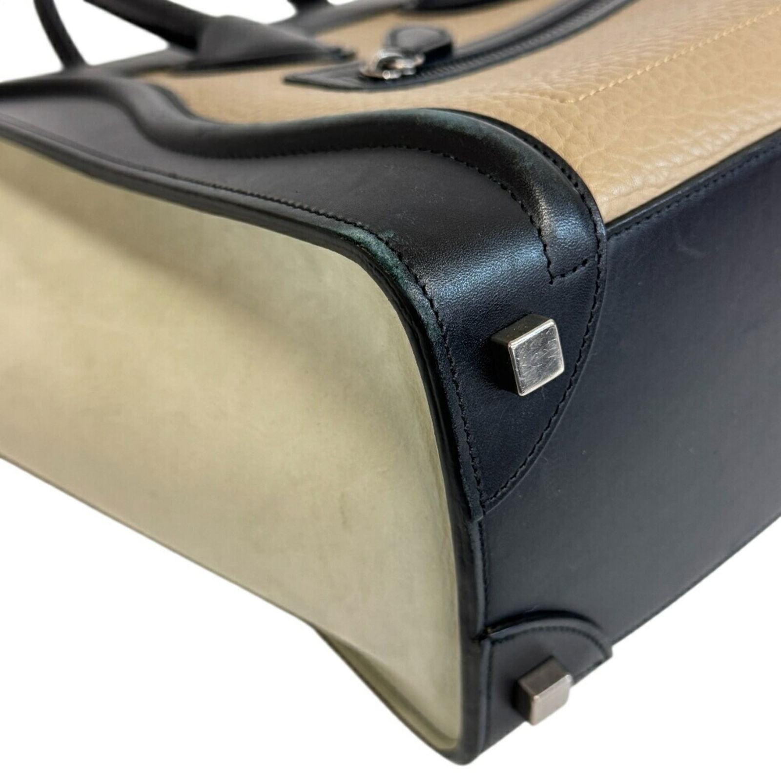 Leather Celine Handbag - 4