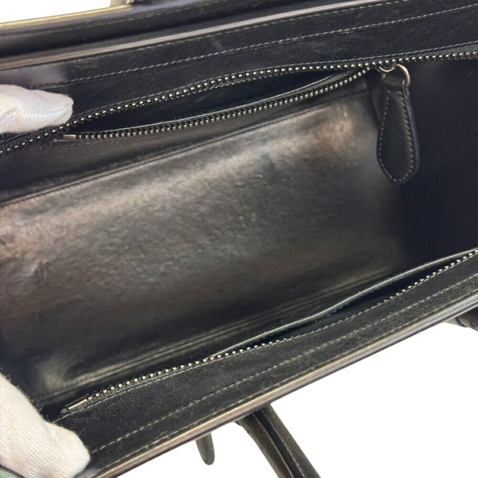 Leather Celine Handbag - 6